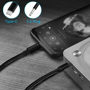 Тип C До 3,5 мм Aux Стерео Цифровой Аудио Кабель Для Наушников Автомобильный Аудио Adpater USB-C Кабель Для Xiaomi Huawei Samsung Letv 2 2pro max
