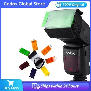 Универсальный Комплект Цветных фильтров Для Вспышки Godox CF-07 Для Canon Nikon Pentax Godox Yongnuo Speedlite