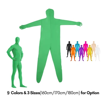 Фотосъемка всего тела, хромированный зеленый костюм 160/170/180 см, мужской зеленый боди для взрослых, эластичный костюм для косплея на видеофестивале