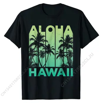 Футболка Aloha Hawaii Hawaiian Island Винтажная классическая повседневная футболка 1980-х годов, дешевые хлопковые мужские футболки
