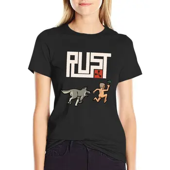 Футболка Rust players be like с коротким рукавом, летние футболки с графическим рисунком для женщин