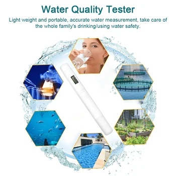 Цифровой Тестер Качества воды 3 в 1 Ручка Для проверки Качества Воды Инструмент Для Измерения Качества Воды TDS/EC/Измерение температуры воды