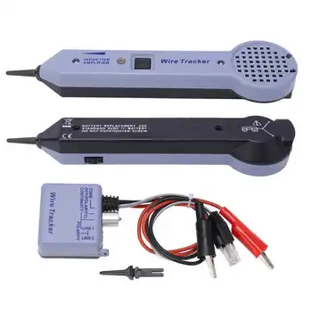  ​Индуктивный усилитель Звуковой и визуальной сигнализации, тестер трассировки проводов для обслуживания кабеля, детектор тонера кабеля
